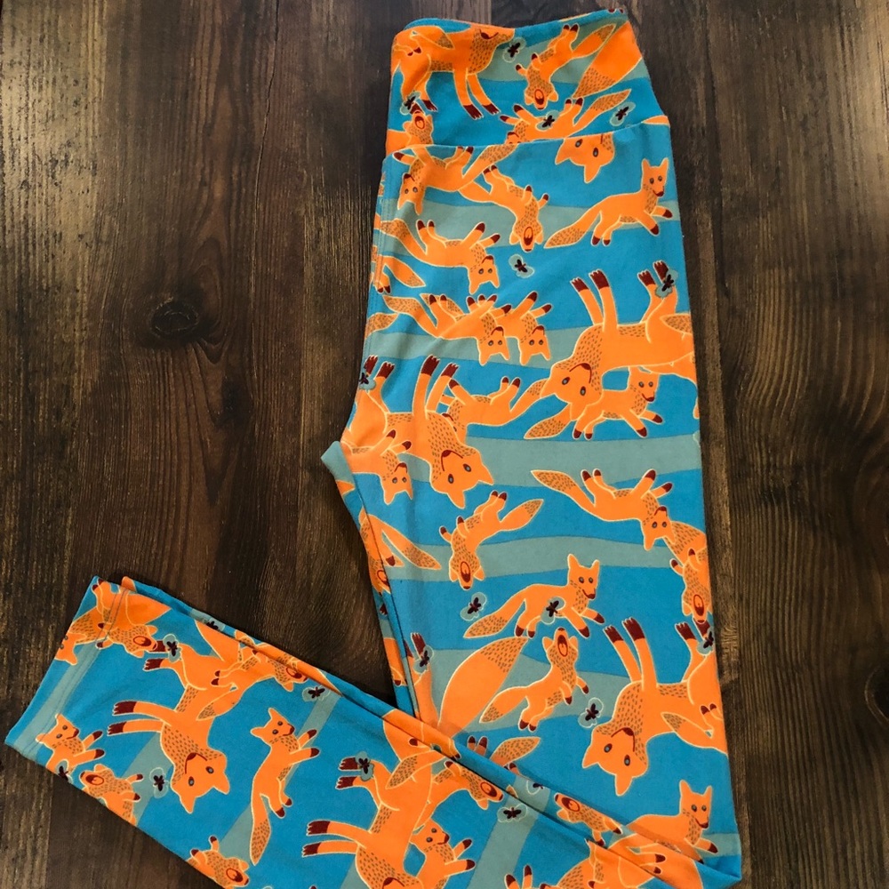 🦄 Fox Lularoe leggings OS 🦄